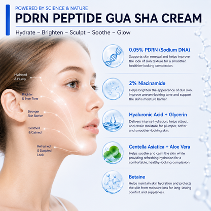 Haqora PDRN SculptGlow Gua Sha Cream